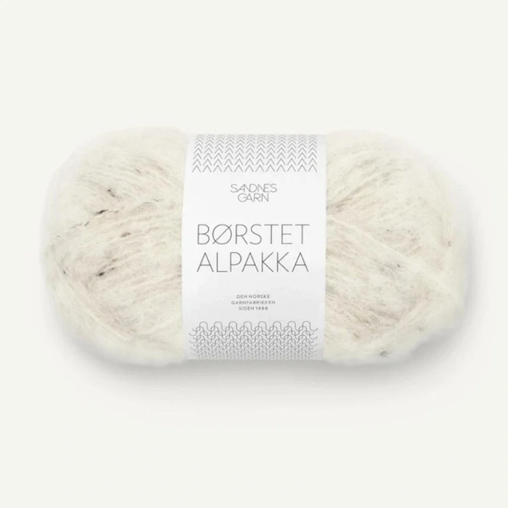 Sandnes Garn Borstet Alpakka 2523 - nature tweed