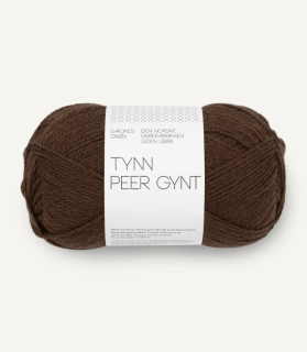 Tynn Peer Gynt Mørk brun 3082