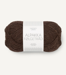 Alpakka FØLGETRÅD Cacao Nibs 3091