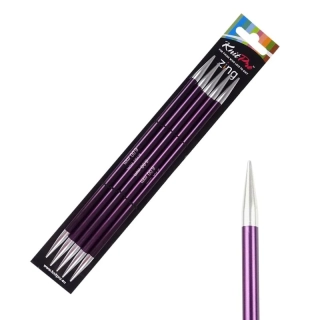 Ponožkové jehlice č. 6 purpurové